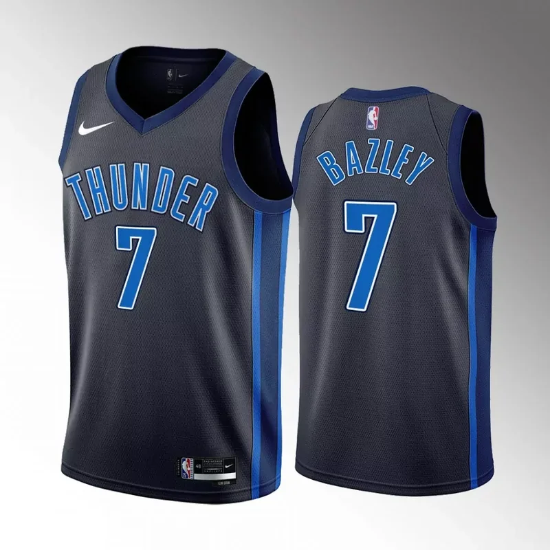 oklahoma city thunder shai gilgeous alexander 2022 23 city edition black #2 Basketball jersey - Image 5
